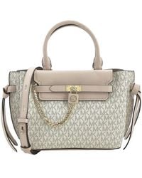 Michael Kors - Signature Logo Small Hamilton Legacy Belted Satchel - Lyst