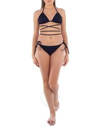 Burberry - Monogram Print Triangle Bikini - Lyst