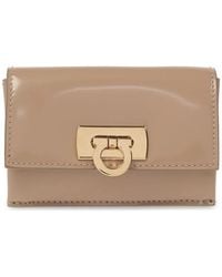 Ferragamo - Salvatore Card Case With Gancini Clasp - Lyst