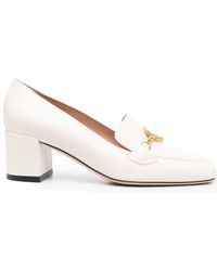 Bally - Ellyane 50Mm Almond-Toe Leather Pumps, Brand Size 40 Us - Lyst