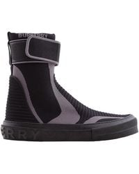 Burberry - Knitted Sub High-Top Sock Sneakers, Brand Size 45 (Us - Lyst