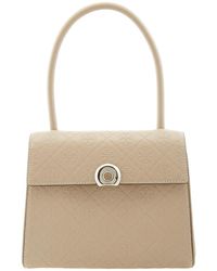 Tory Burch - T Monogram Leather Small Deville Bag - Lyst
