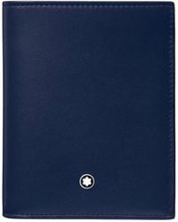 Montblanc - Meisterstuck Compact 6Cc Leather Wallet - Lyst