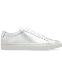 Common Projects - Achilles Shiny Leather Sneakers - Lyst