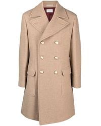 Brunello Cucinelli - Light Camel Wool Double Breasted Jacket, Brand Size 54 (Us - Lyst