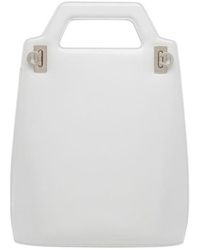 Ferragamo - Wanda Flip-Lock Fastened Top Handle Tote Bag - Lyst