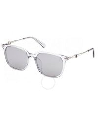 Moncler - Smoke Mirror Square Sunglasses Ml0225-f 20c 55 - Lyst