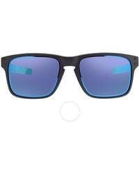 Oakley - Holbrook Mix Prizm Sapphire Polarized Square Sunglasses Oo9384 938410 57 - Lyst