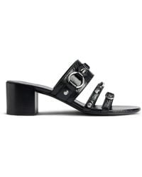Balenciaga - City Arena Lambskin Sandals, Brand Size 38 Us - Lyst