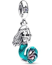 PANDORA - Ladies Disney The Little Mermaid Ariel Dangle Charm - Lyst