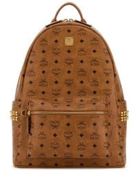 MCM - Printed Canvas Backpack - Lyst