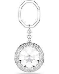 Swarovski - Una Rhodium Plated Bag Charm - Lyst