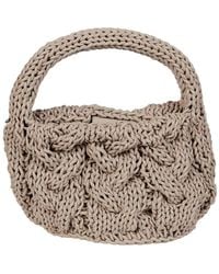 JW Anderson - Small Cable Knitted Top Handle Bag - Lyst
