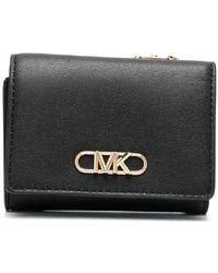 Michael Kors - Parker Tri-Fold Leather Wallet - Lyst