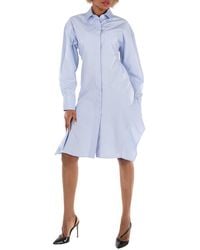 Stella McCartney - Banana-Sleeve Shirt Dress, Brand Size 40 (Us - Lyst