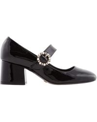 Stuart Weitzman - Sloane Patent Mary Jane Pumps, Brand Size 35 Us - Lyst