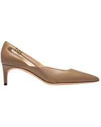 Bally - Elsa 55 Pointed-Toe Leather Pumps, Brand Size 39 Us - Lyst