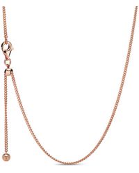 PANDORA - Ladies Curb Chain Necklace - Lyst