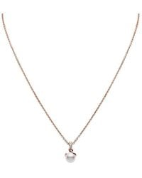 Mikimoto - 18k Re Gold 8mm Akoya & Diamond Twist Pendant Necklace - Lyst