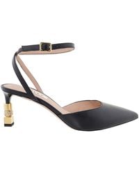 Bally - Tatjana 65 Pointed-Toe Leather Pumps, Brand Size 40 Us - Lyst