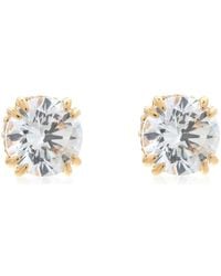 Swarovski - Ladies Constella Round Cut Crystal Stud Earrings - Lyst