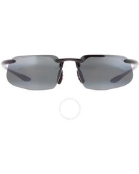 Maui Jim - Kanaha Universal Fit Neutral Grey Wrap Sunglasses 409n-02 61 - Lyst