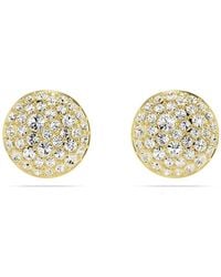 Swarovski - Meteora Pierced Earrings Stud Shiny Crystal - Lyst