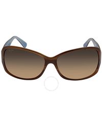 Maui Jim - Nalani Polarized Hcl Bronze Rectangular Sunglasses Hs295-03t 61 - Lyst