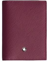 Montblanc - Sartorial Leather 4Cc Card Holder - Lyst