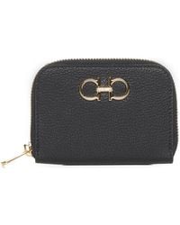 Ferragamo - Gancini Leather Coin Purse - Lyst
