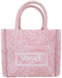 Versace - Barocco Athena Extra Small Tote Bag - Lyst
