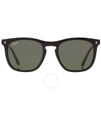 Ray-Ban - Green Square Sunglasses Rb2210 901/31 53 - Lyst