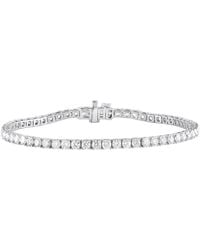 Brilliant Diamond - 14Kt 5.00 Cttw Lab Grown Diamond Tennis Bracelet For - Lyst