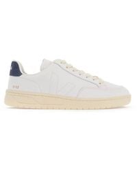 Veja - V-12 Leather Low-Top Sneakers - Lyst