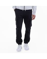 Balmain - Paris Print Cotton Sports Trousers - Lyst