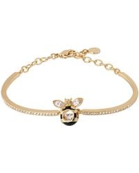 Swarovski - Idyllia Soft Bee-Plated Bracelet - Lyst