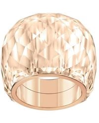 Swarovski - Ladies Nirvana Rose Tone Ring, Size 52 - Lyst