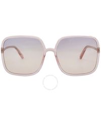Dior - Stellaire Pink Gradient Square Sunglasses Cd40006u 72y 59 - Lyst