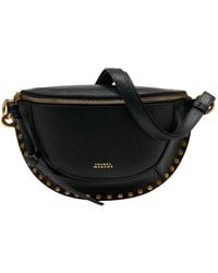 Isabel Marant - Studded Leather Crossbody Bag - Lyst
