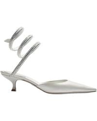 Rene Caovilla - Cleo 50 Crystal Pointed-Toe Pumps, Brand Size 37 Us - Lyst
