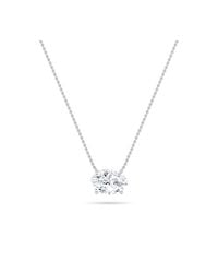 Mure And Co - 2Ctw Oval Shaped Lab Grown Diamond (F/Vs) East West Solitaire Necklace - Lyst