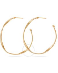 Marco Bicego - Marrakech Collection 18k Yellow Gold Medium Hoop Earrings - Lyst