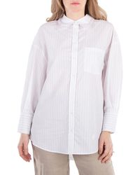 Anine Bing - Stripe Mika Cotton Shirt - Lyst