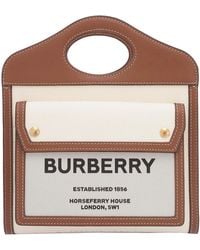 Burberry - Mini Pocket Tote Bag - Lyst