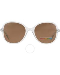 Polaroid - Core Polarized Bronze Butterfly Sunglasses Pld 4136/s 0kb7/sp 54 - Lyst