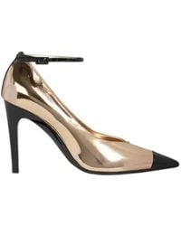 Jimmy Choo - Cierra 100 Mirrored Leather Pumps, Brand Size 35.5 Us - Lyst