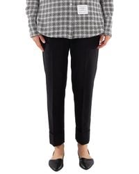 Thom Browne - Twill Low Rise Cigarette Trouser, Brand Size 40 (Us - Lyst