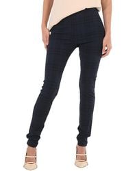 Burberry - Midnight Check Print Stretch Jersey Leggings - Lyst
