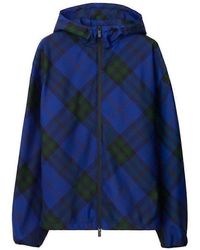 Burberry - House Check Hooded Jacket - Lyst