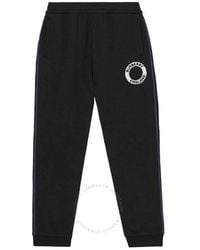 Burberry - Graphic Logo Applique Cotton jogging Pants - Lyst